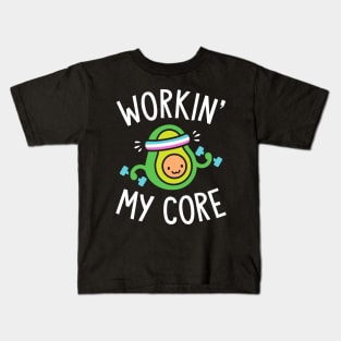 Workin My Core Kids T-Shirt